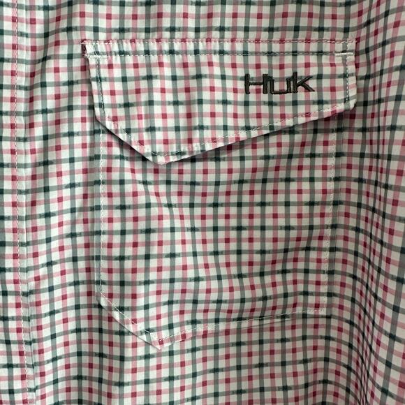 Huk Tide Men's Point Long Sleeve Shirt Size L Outdoor Boating Fishing 30+UPF - Picture 4 of 8